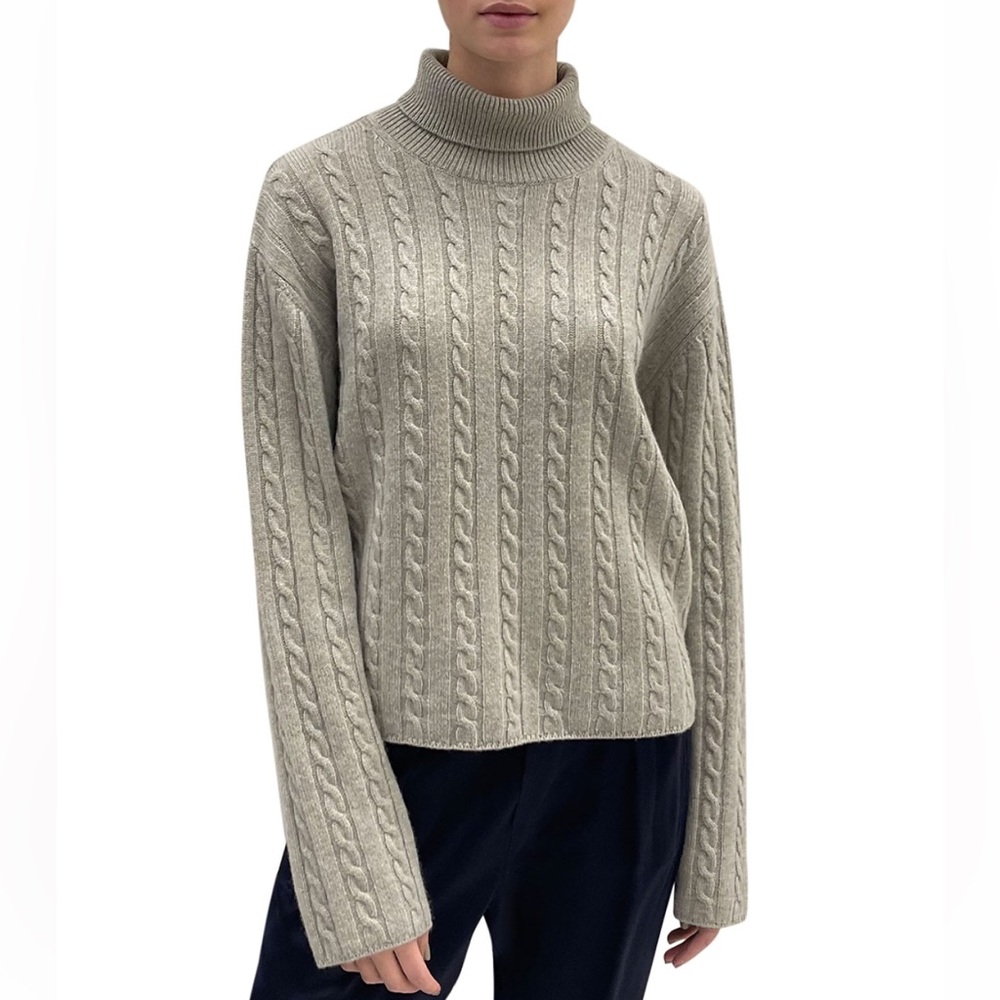 ATM Anthony Thomas Melillo Luxe Turtleneck Sweater